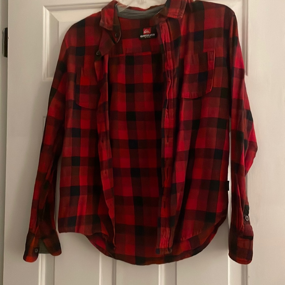 Classic red and black flannel